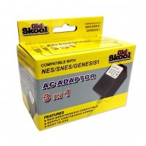 Old Skool - 3 in 1 AC Adapter - SNES / NES / Genesis 1